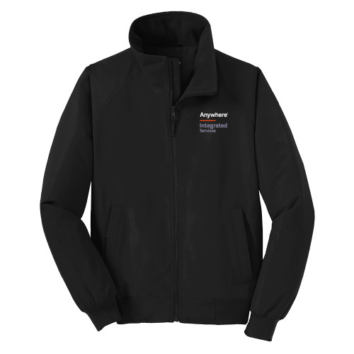 Black Charger Jacket-Anywhere Integrated Services Vertical