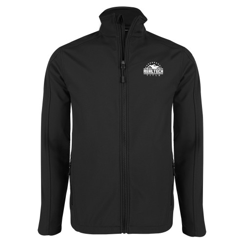 Black Softshell Jacket-Real Tech Title