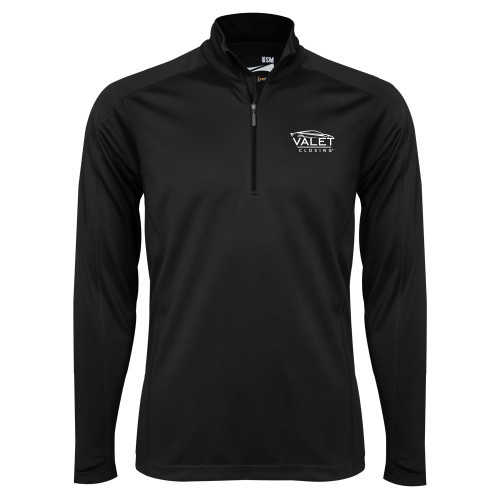 Syntrel Black Interlock 1/4 Zip-Valet Closing