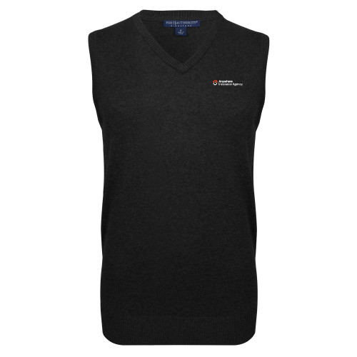 Black VNeck Sweater Vest-Anywhere Insurance Agency