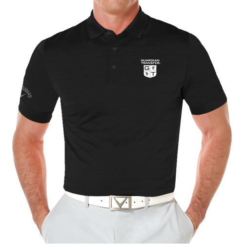 Callaway Black Opti Vent Polo-Guardian Transfer Vertical