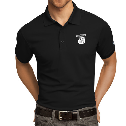 OGIO Black Caliber 2.0 Polo-Guardian Transfer Vertical