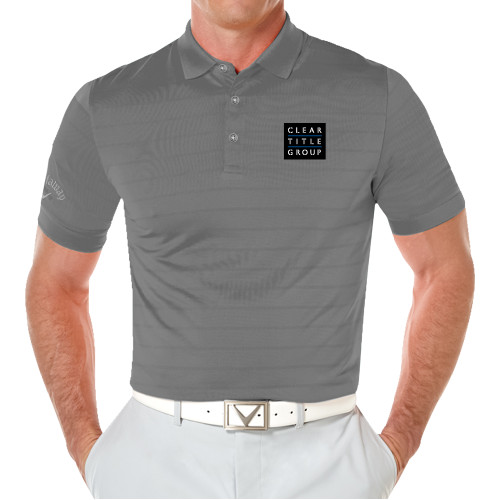 Callaway Opti Vent Steel Grey Polo-Clear Title Group