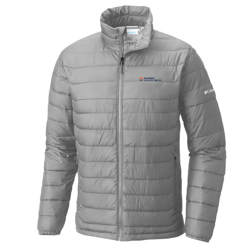Columbia Grey Powder Lite Jacket-Anywhere Insurance Agency