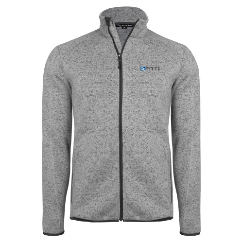 Grey Heather Sweater Fleece Jacket-Quality Choice Title
