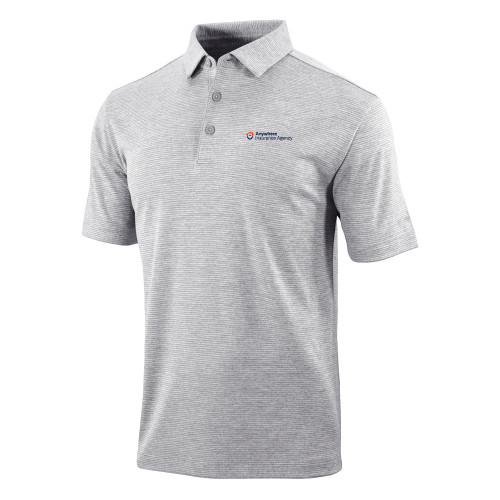Columbia Light Grey Omni Wick Set Golf Polo-Anywhere Insurance Agency