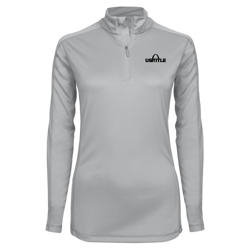 Syntrel Womens Platinum Interlock 1/4 Zip-US Title