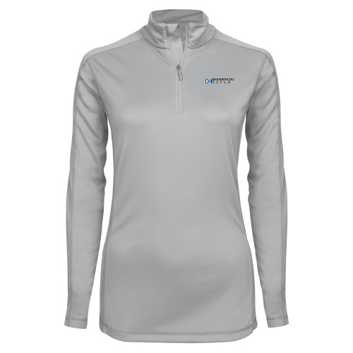 Syntrel Womens Platinum Interlock 1/4 Zip-Residential Title Agency