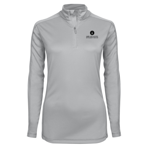 Syntrel Womens Platinum Interlock 1/4 Zip-Mid-Atlantic Settlement Services