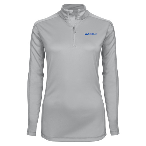 Syntrel Womens Platinum Interlock 1/4 Zip-Progressive Title