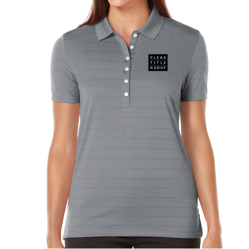 Callaway Womens Steel Grey Opti Vent Polo-Clear Title Group
