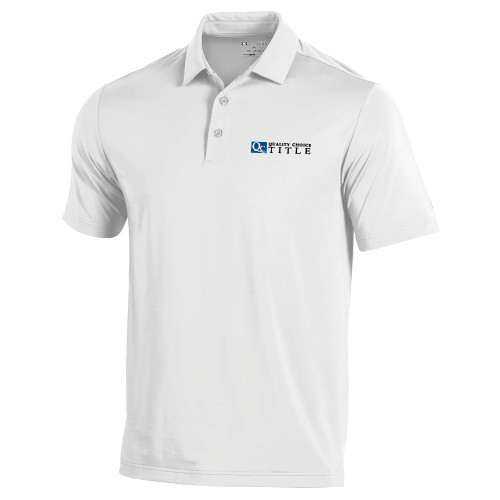Under Armour White T2 Performance Polo-Quality Choice Title