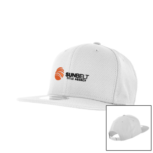 New Era White Diamond Era 9Fifty Snapback Hat-Sunbelt Title Agency