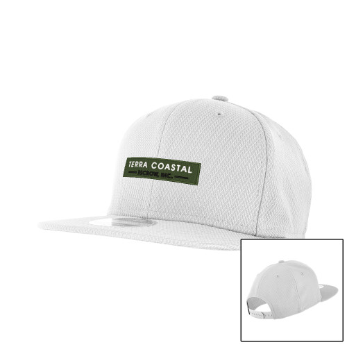 New Era White Diamond Era 9Fifty Snapback Hat-Terra Coastal Escrow