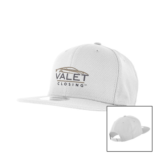 New Era White Diamond Era 9Fifty Snapback Hat-Valet Closing