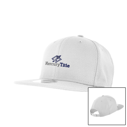 New Era White Diamond Era 9Fifty Snapback Hat-Mercury Title