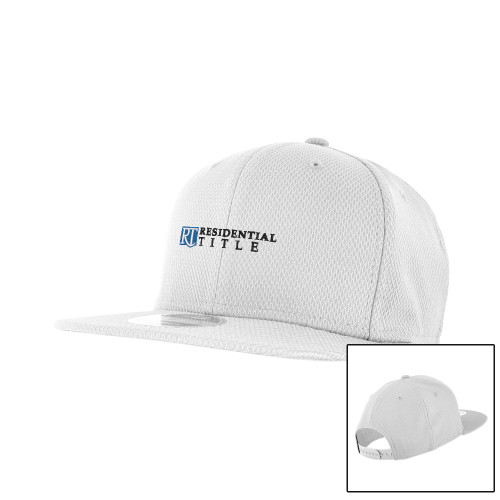 New Era White Diamond Era 9Fifty Snapback Hat-Residential Title Agency