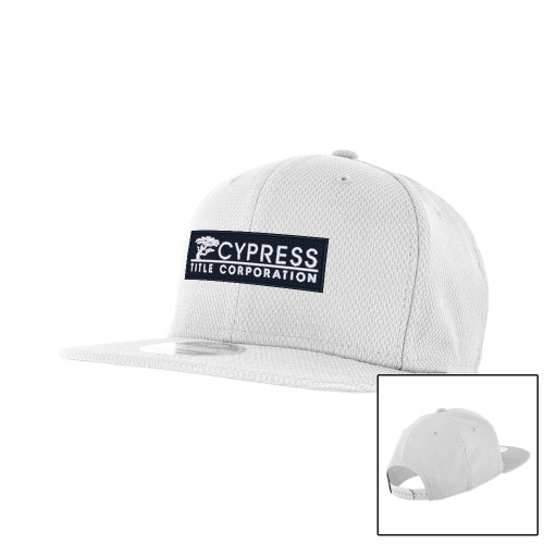 New Era White Diamond Era 9Fifty Snapback Hat-Cypress Title Corporation