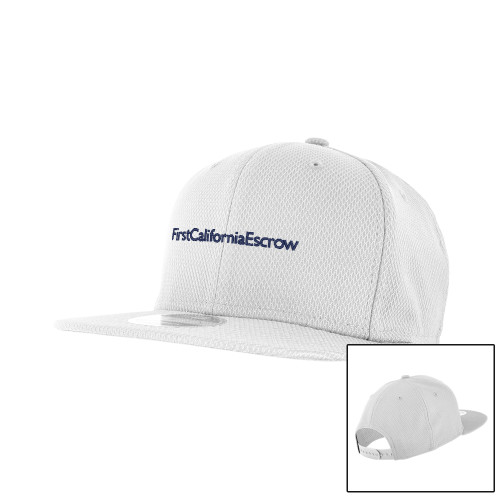 New Era White Diamond Era 9Fifty Snapback Hat-First California Escrow