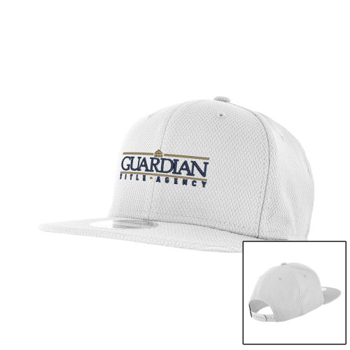 New Era White Diamond Era 9Fifty Snapback Hat-Guardian Title Agency