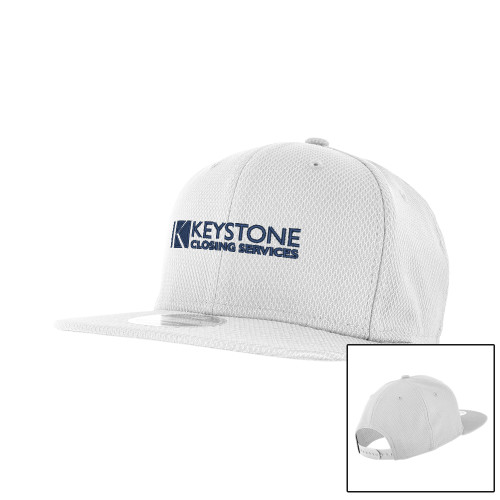 New Era White Diamond Era 9Fifty Snapback Hat-Keystone Closing Services