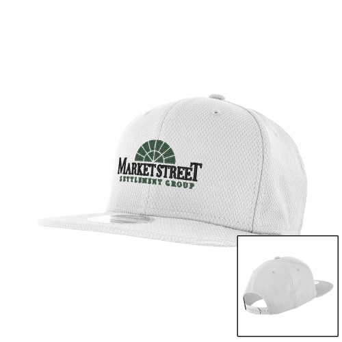 New Era White Diamond Era 9Fifty Snapback Hat-Market Street Settlement Group