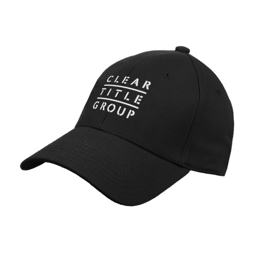 Black Structured Adjustable Pro Style Hat-Clear Title Group