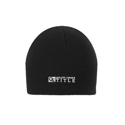 Black Knit Beanie-Quality Choice Title