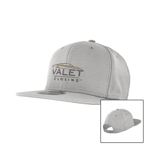 New Era Light Grey Diamond Era 9Fifty Snapback Hat-Valet Closing