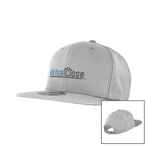 New Era Light Grey Diamond Era 9Fifty Snapback Hat-Virtual Close