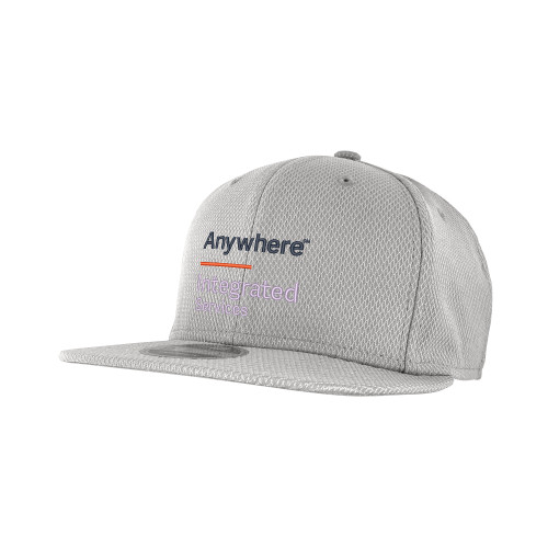 New Era Light Grey Diamond Era 9Fifty Snapback Hat-Anywhere Integrated Services Vertical