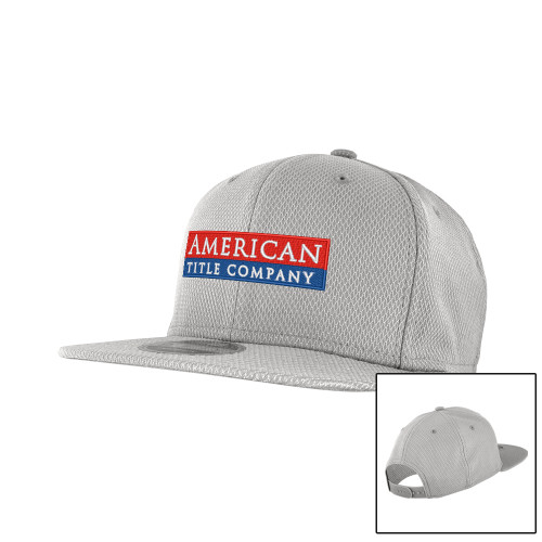 New Era Light Grey Diamond Era 9Fifty Snapback Hat-American Title Company