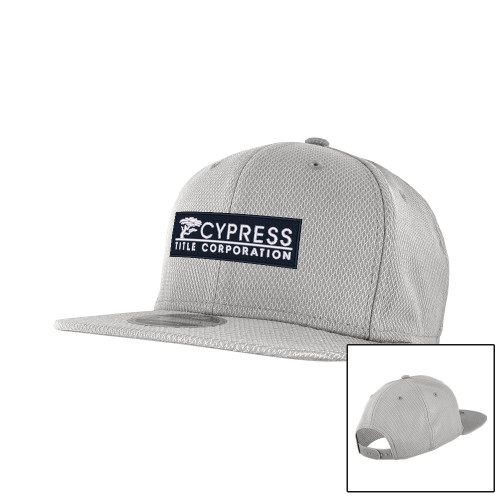 New Era Light Grey Diamond Era 9Fifty Snapback Hat-Cypress Title Corporation