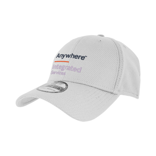 New Era White Diamond Era 39Thirty Stretch Fit Hat-Anywhere Integrated Services Vertical