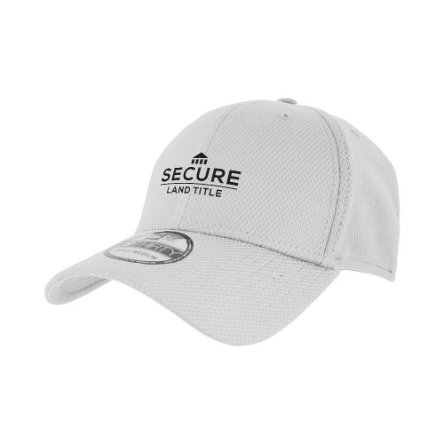 New Era White Diamond Era 39Thirty Stretch Fit Hat-Secure Land Title