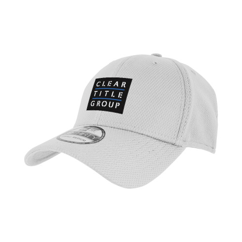 New Era White Diamond Era 39Thirty Stretch Fit Hat-Clear Title Group