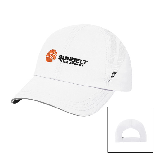 Womens White Performance Cap-Sunbelt Title Agency