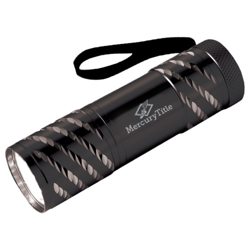 Astro Black Flashlight-Mercury Title Engraved