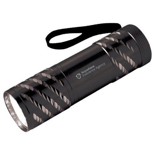 Astro Black Flashlight-Anywhere Insurance Agency Engraved