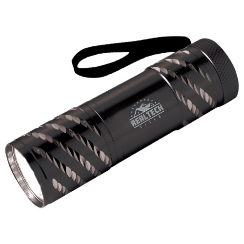 Astro Black Flashlight-Real Tech Title Engraved