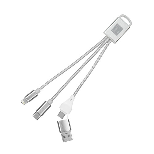 3 in 1 Silver Cable-Clear Title Group Engraved