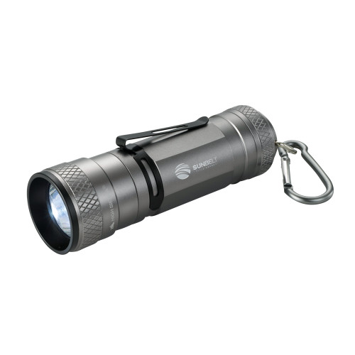 High Sierra Bright CREE Zoom Graphite Flashlight-Sunbelt Title Agency Engraved