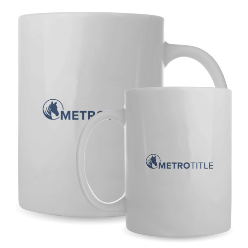 Full Color White Mug 15oz-Metro Title