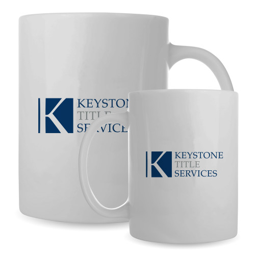 Full Color White Mug 15oz-Keystone Title Services