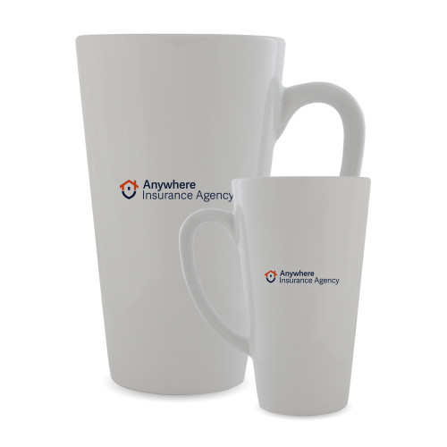 Full Color Latte Mug 12oz-Anywhere Insurance Agency