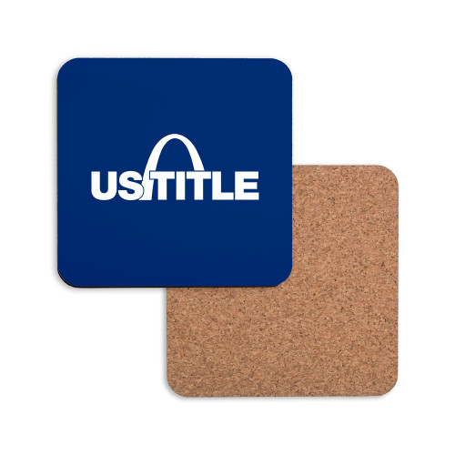 Hardboard Coaster w/Cork Backing-US Title