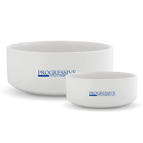 Ceramic Dog Bowl-Progressive Title