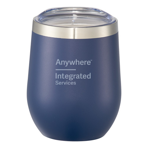 Corzo Vacuum Insulated Navy Cup 12oz-ENGRAVED Engraved