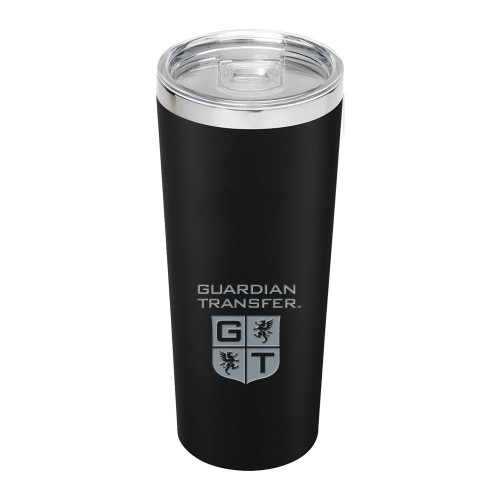 Thor Vacuum Insulated Black Tumbler 22oz-Guardian Transfer Vertical Engraved