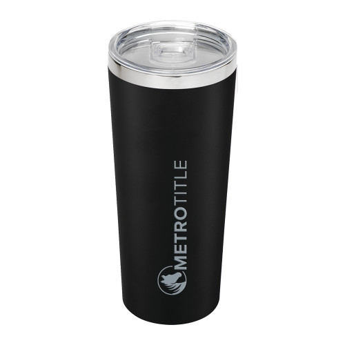 Thor Vacuum Insulated Black Tumbler 22oz-Metro Title Engraved